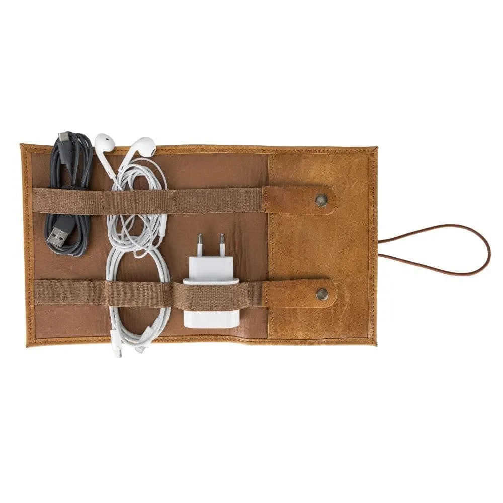 Genuine Leather Cable Organizer