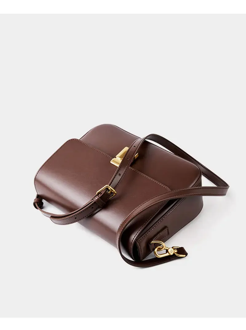 Genuine Leather Crossbody Shoulder Bag