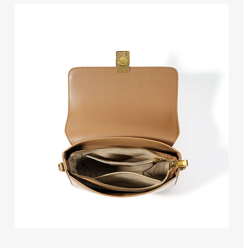 Genuine Leather Crossbody Shoulder Bag