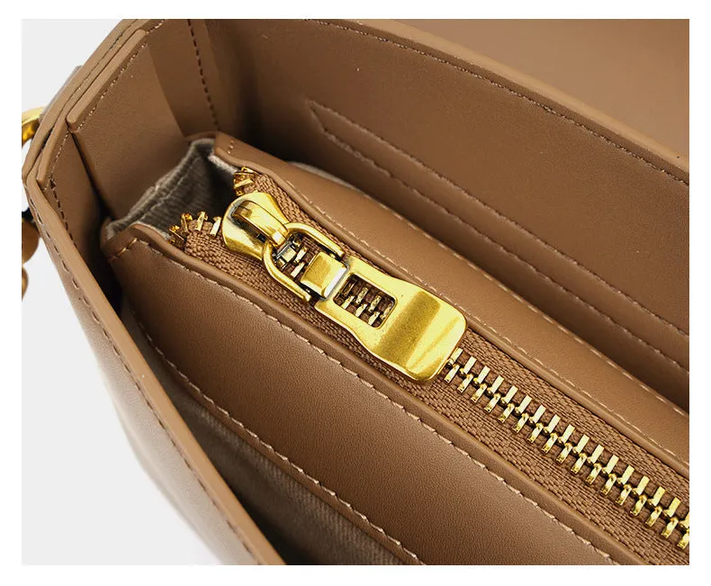 Genuine Leather Crossbody Shoulder Bag