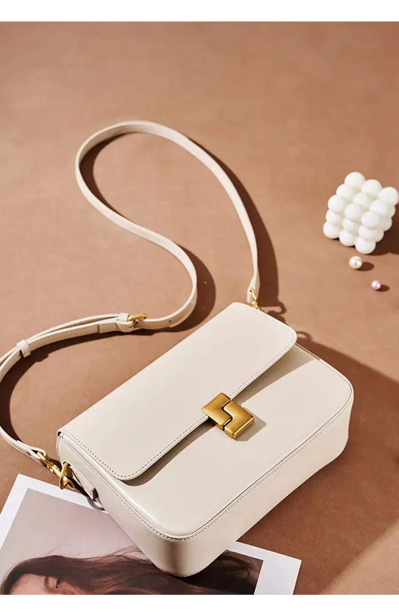 Genuine Leather Crossbody Shoulder Bag