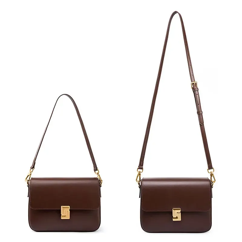 Genuine Leather Crossbody Shoulder Bag
