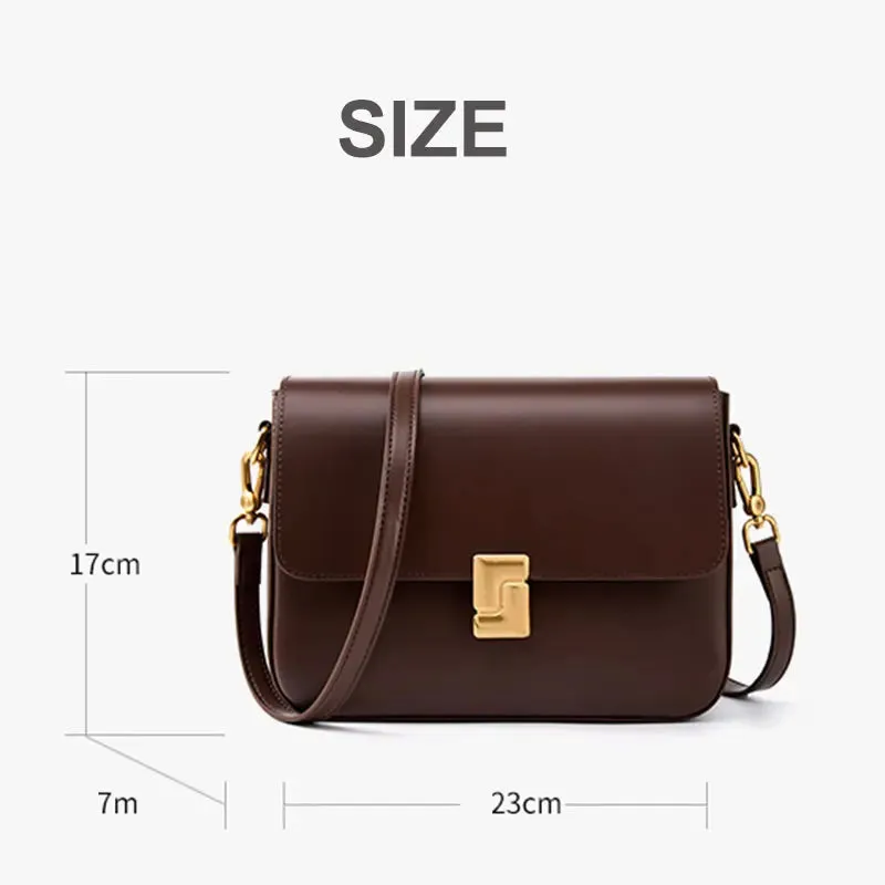 Genuine Leather Crossbody Shoulder Bag