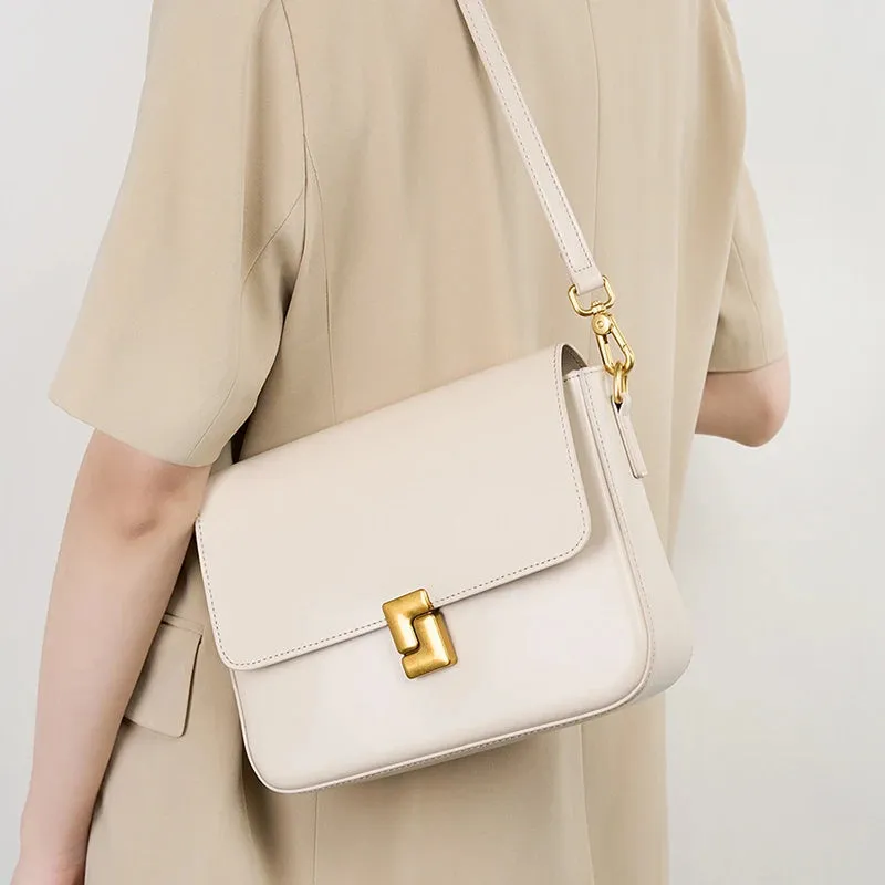 Genuine Leather Crossbody Shoulder Bag
