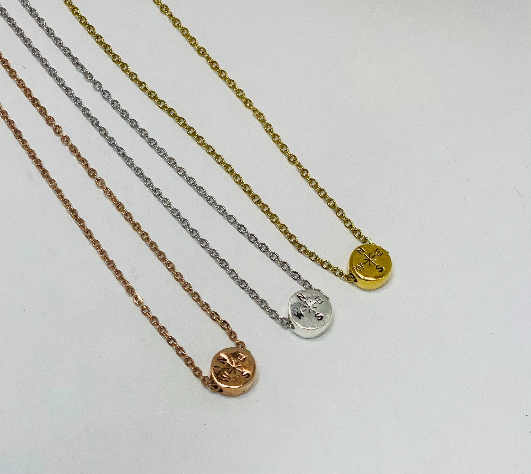 Gift for teacher, Teacher gift, Teacher appreication gift, gift from student, inexpensive teacher gift, compass necklace, teacher gifts