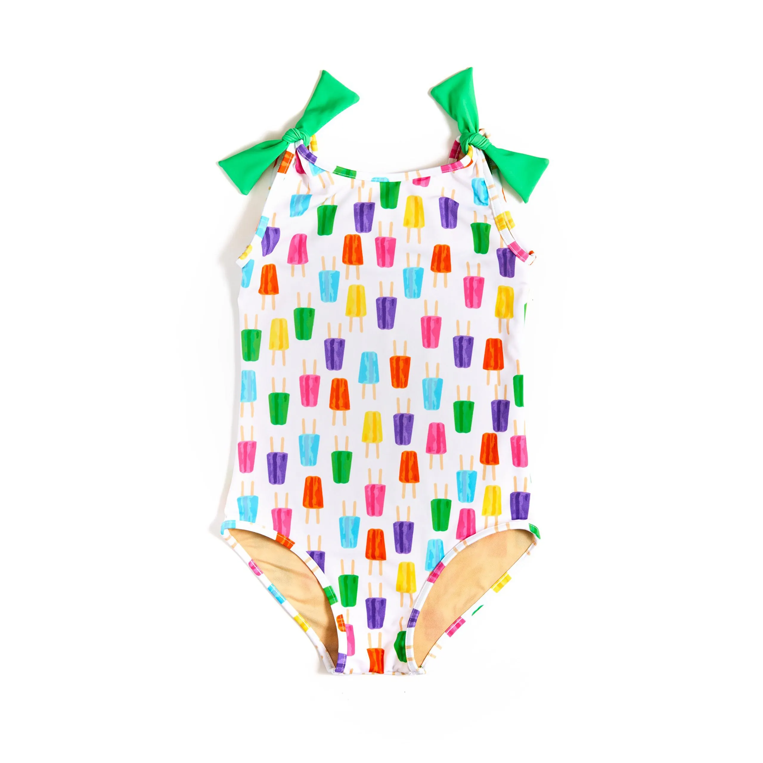 Girl’s Tie-Shoulder One-Piece Swimsuit Lickety Split