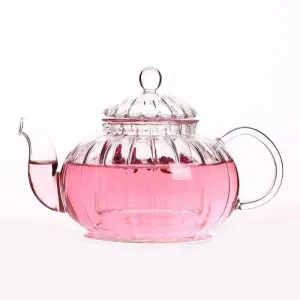 Glass Teapot With Infuser and Lid (20oz.)