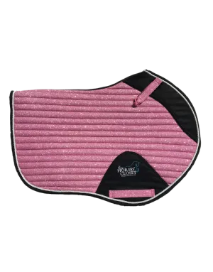 Glitter Mesh Sparkly Jumping Saddle Pad Pink