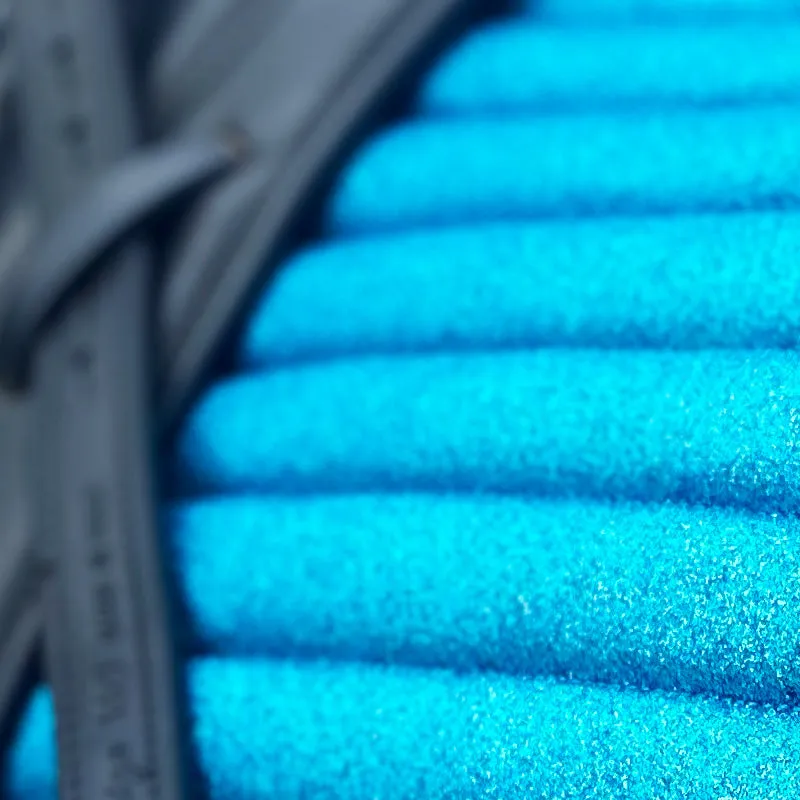 Glitter Mesh Sparkly Jumping Saddle Pad Turquoise
