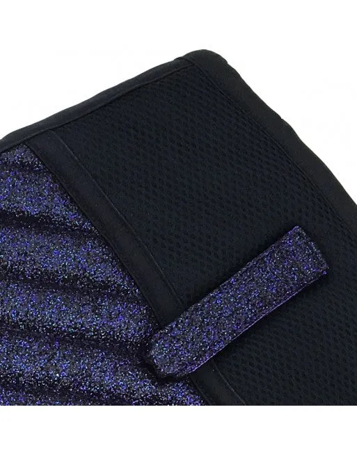 Glitter Sparkly Jumping Saddle Pad Plum Purple
