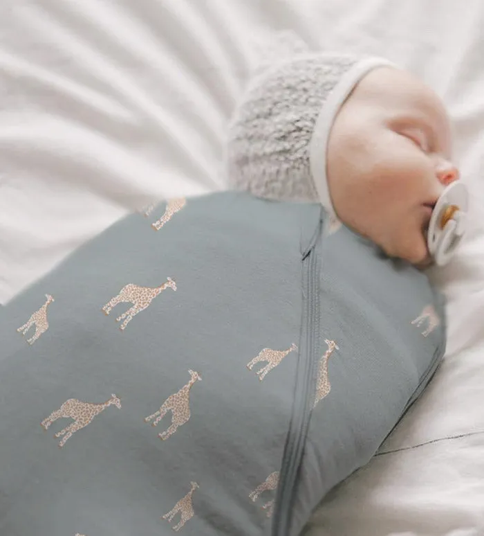 günamüna Swaddle Sleep Sack Duvet Bamboo Giraffe 1 TOG (Min. of 2, multiples of 2)