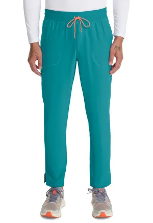 GNR8 IN200A Men's Drawstring Straight Leg Pants Teal Blue