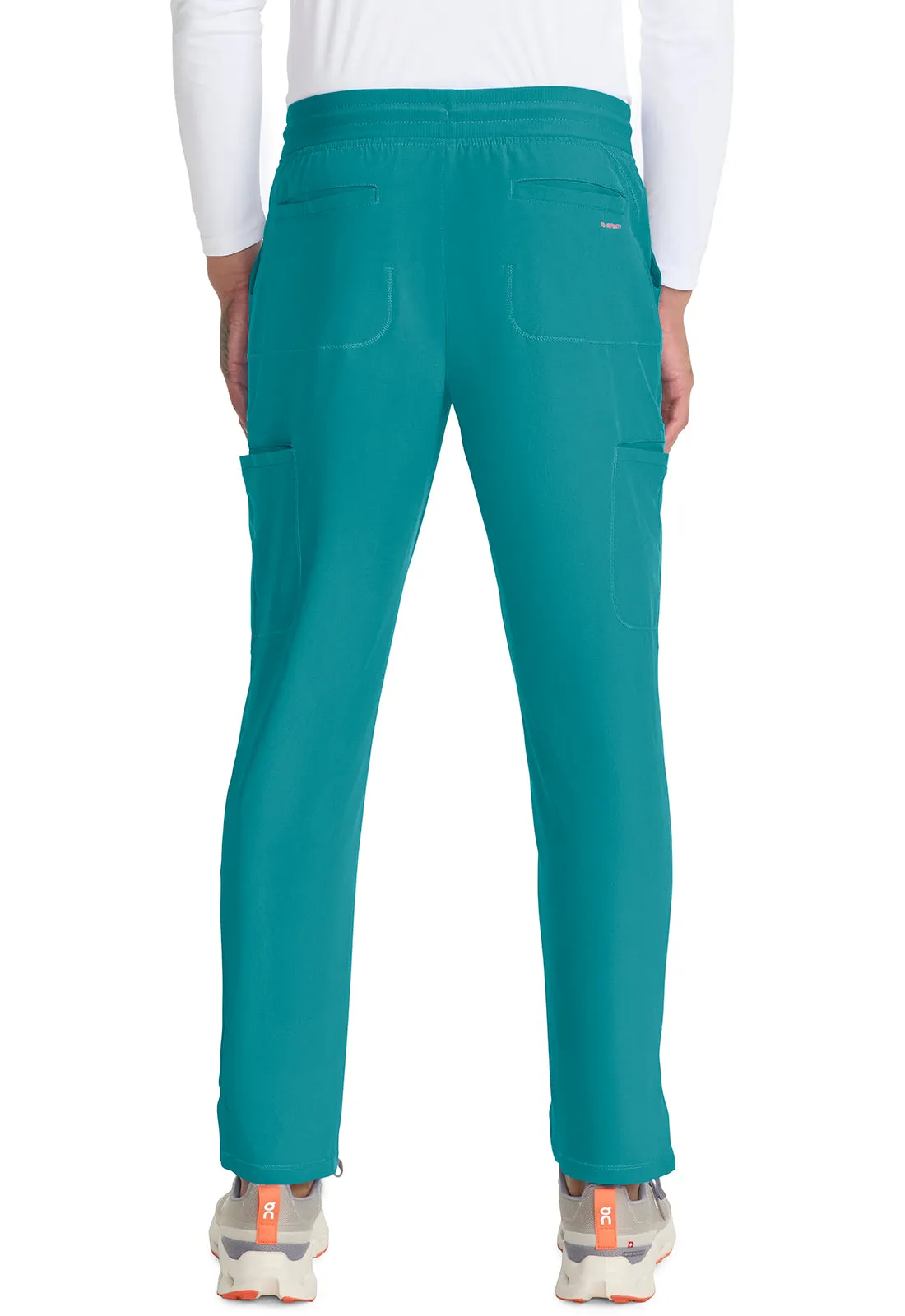 GNR8 IN200A Men's Drawstring Straight Leg Pants Teal Blue