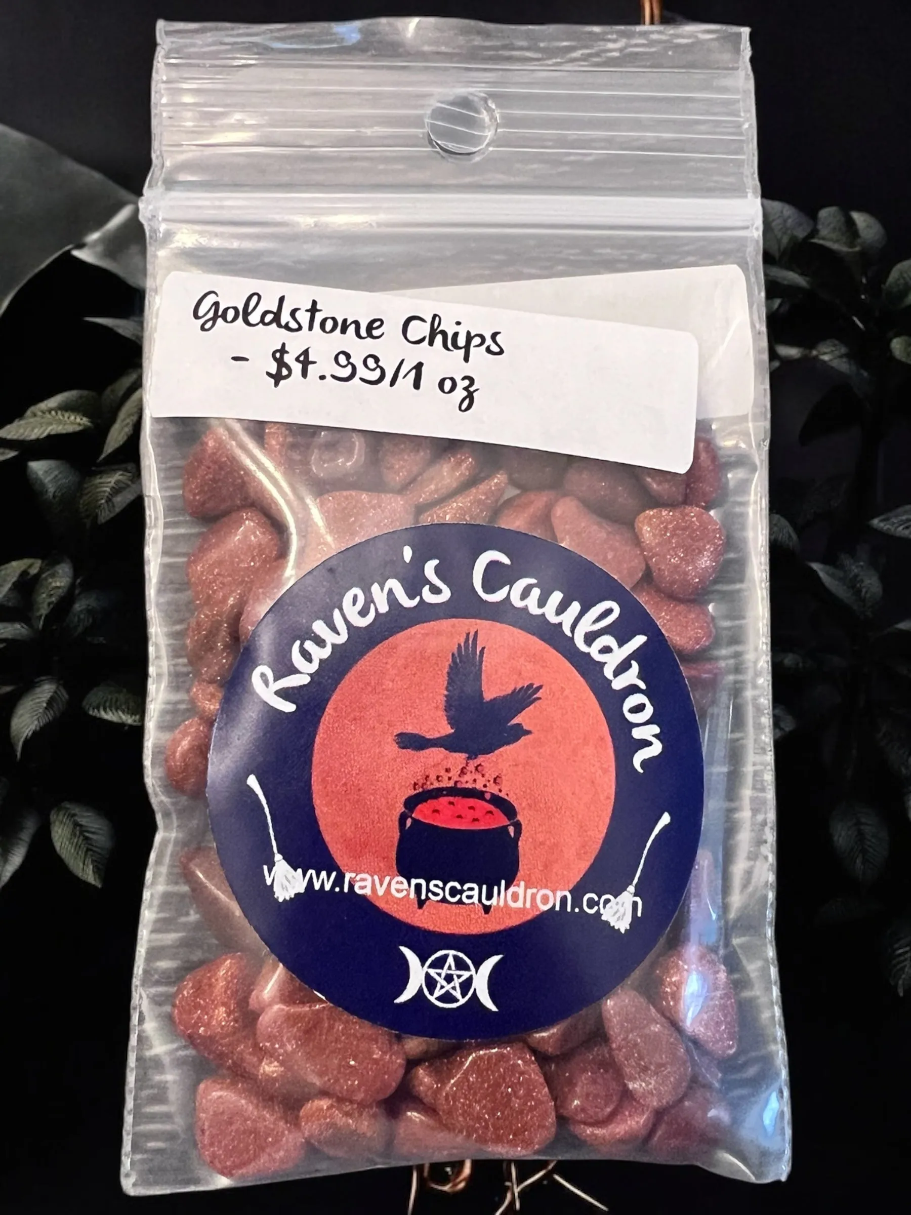 Goldstone Gemstone Chips