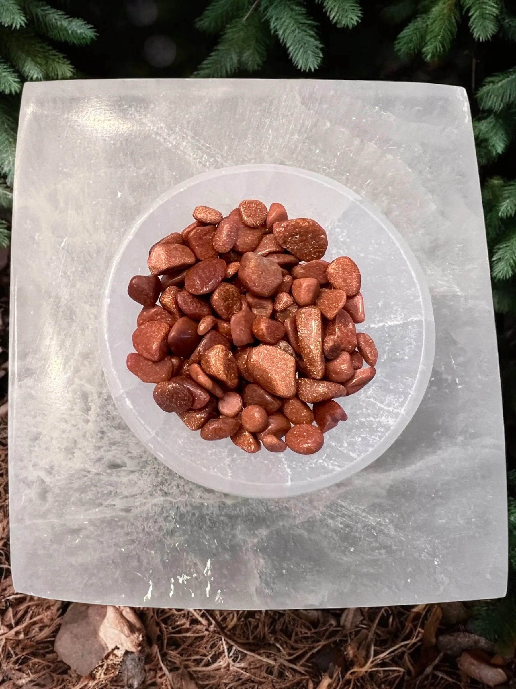 Goldstone Gemstone Chips