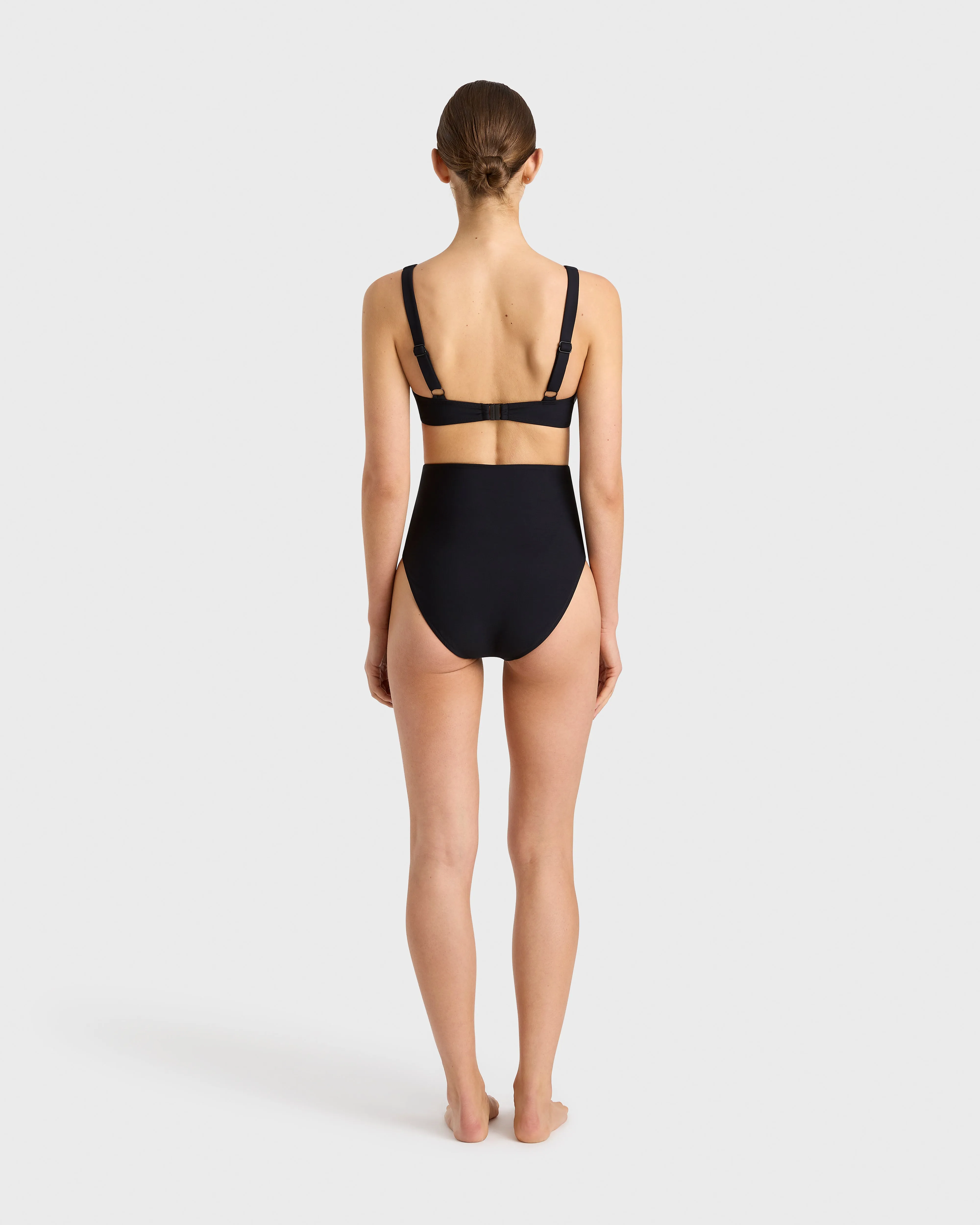 Gracie Bikini Top - Black