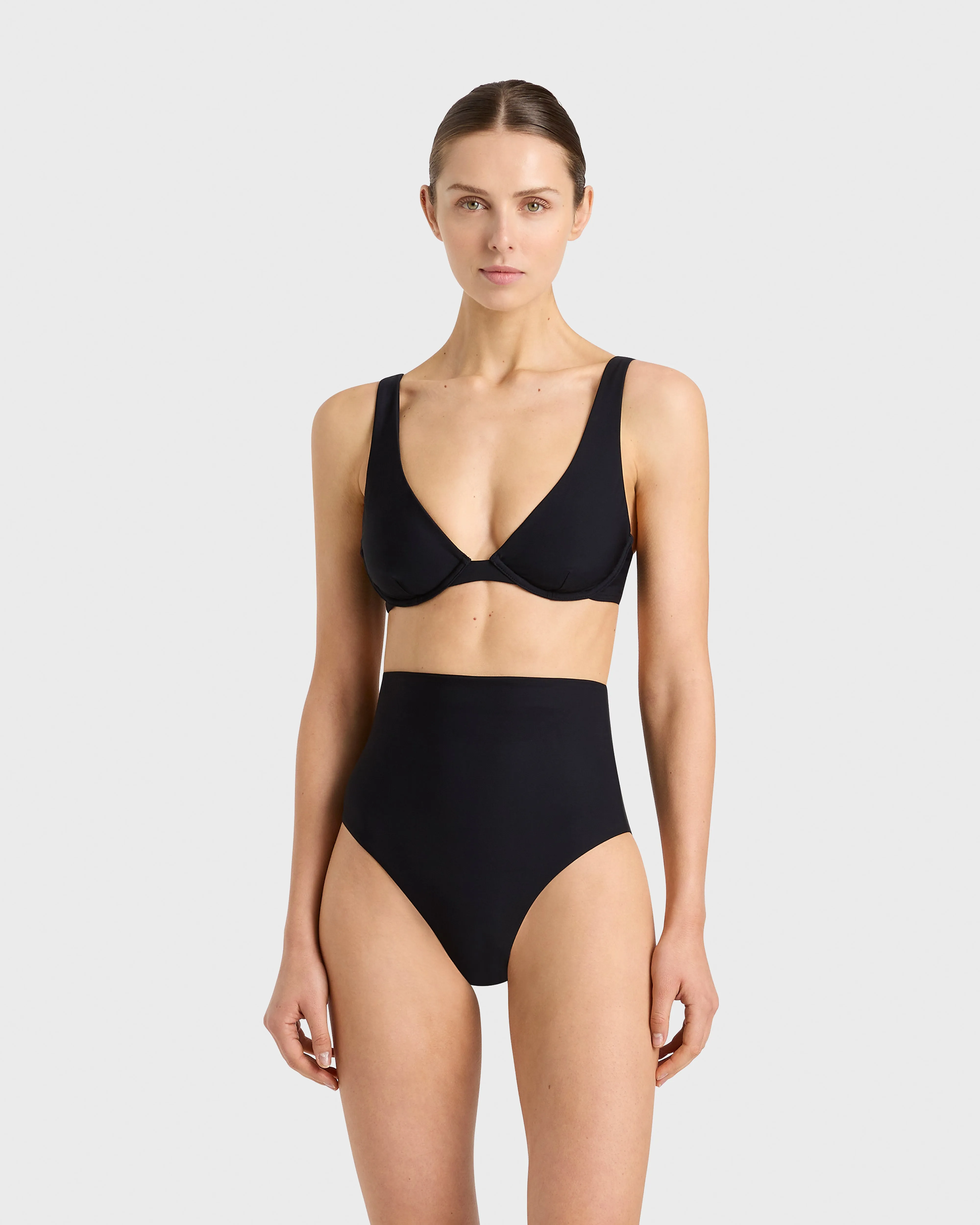 Gracie Bikini Top - Black