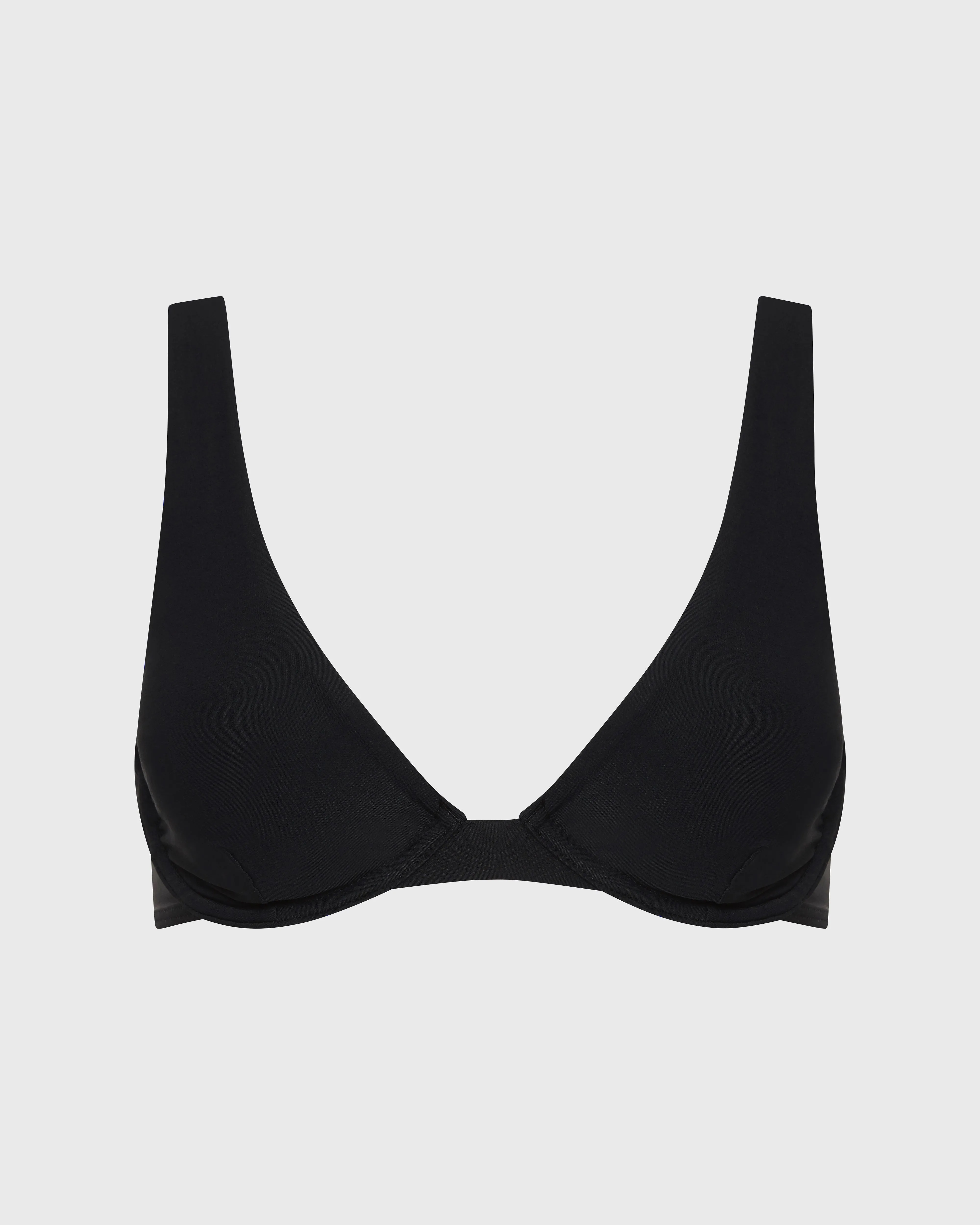 Gracie Bikini Top - Black