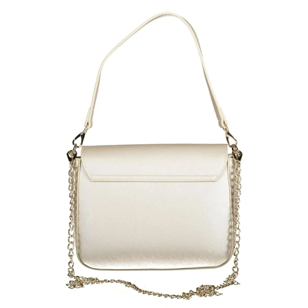 Gray Polyethylene Women Handbag