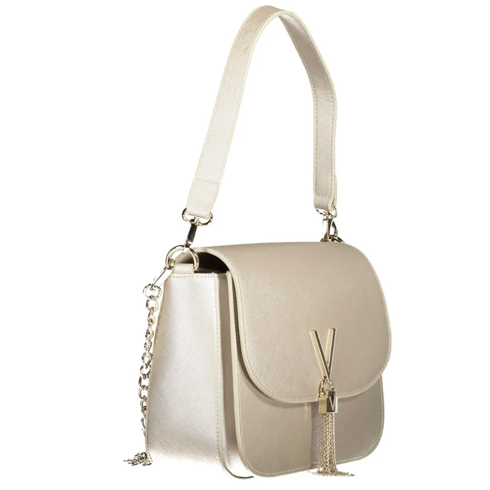 Gray Polyethylene Women Handbag