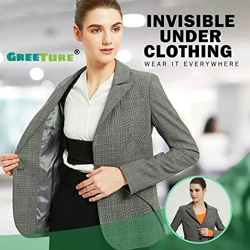 GREETURE Posture Corrector for Women and Men, Adjustable Upper Back Brace, Breathable Back Support straightener, Providing Pain Relief from Neck, Shoulder, and Clavicle, Back Straight Belt (Free Size)