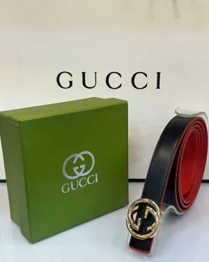 Gucci Black With Orange Belt (20)
