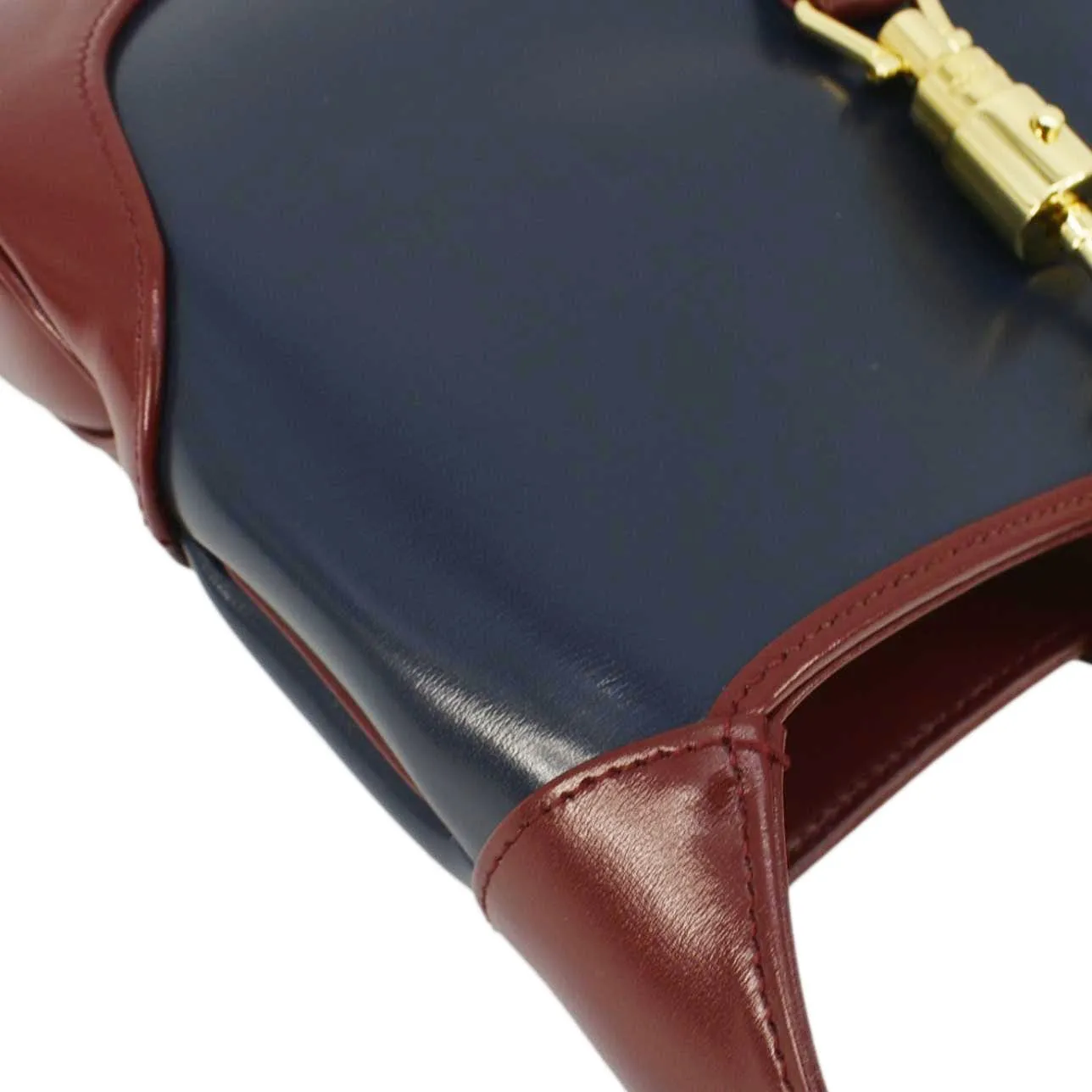 GUCCI Jackie 1961 Small Leather Shoulder Bag Blue 636706