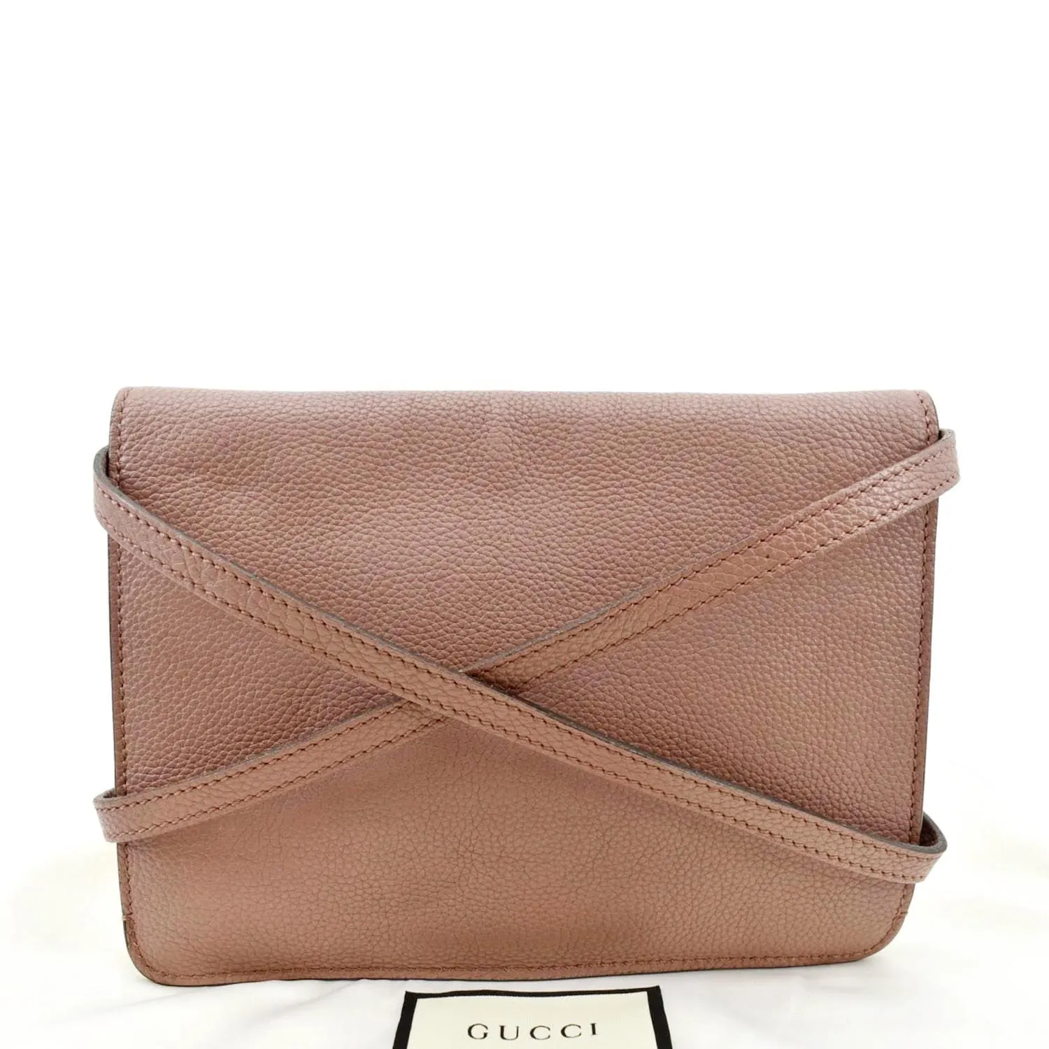 GUCCI Jackie Soft Convertible Mini Calfskin Crossbody Bag Light Pink