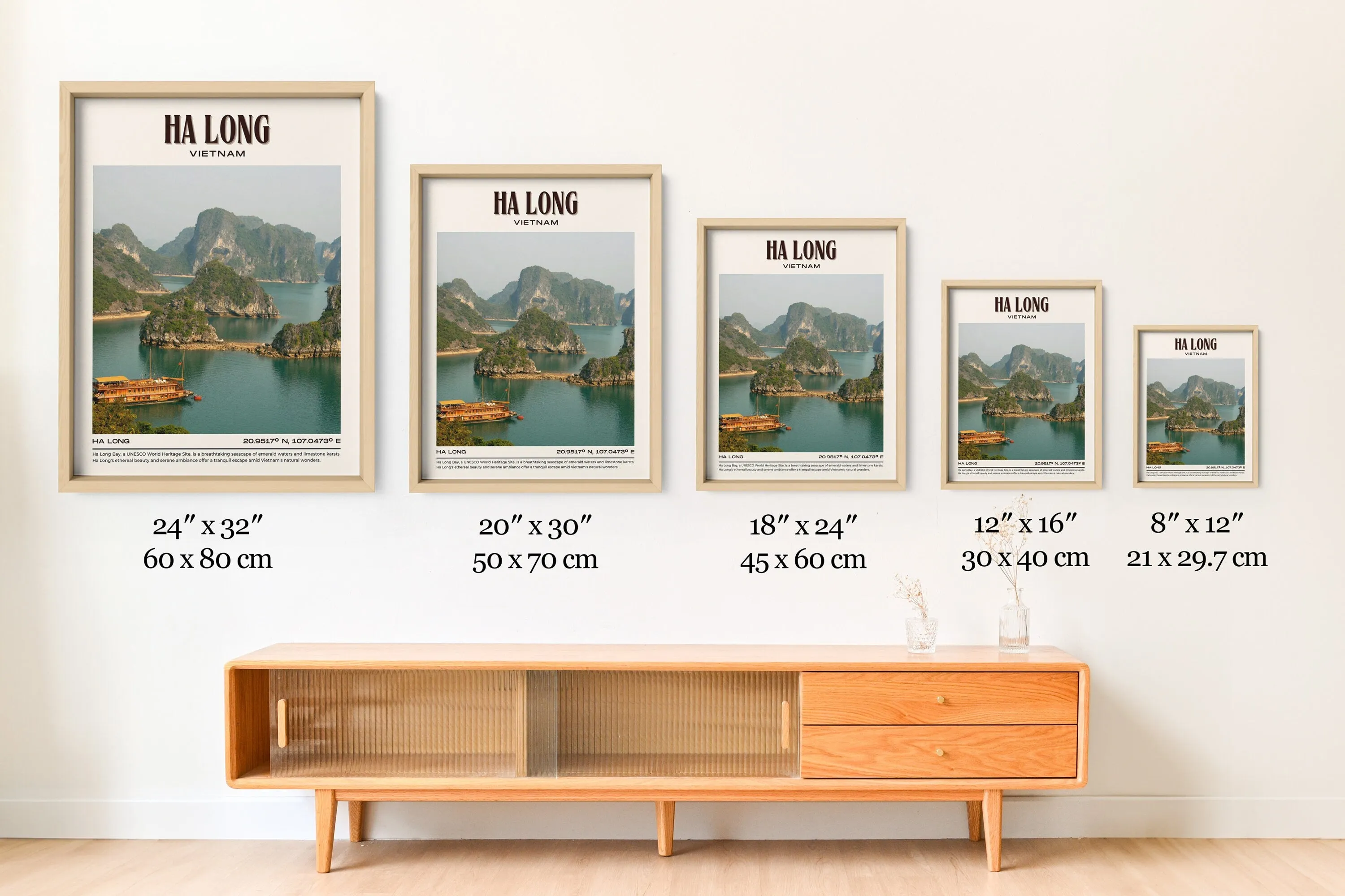 Ha Long Vintage Wall Art, Vietnam