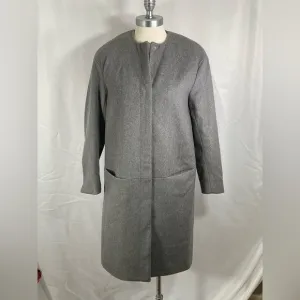 H&amp;M wool blend winter knee length coat  formal office career preppy classic 4
