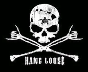 Hang Loose Skull Decal