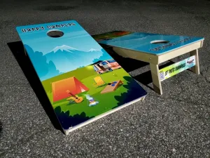 Happy Campers Cornhole Boards