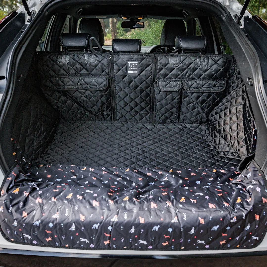 Happy Pack Car Boot Cover with Drawstring Bag