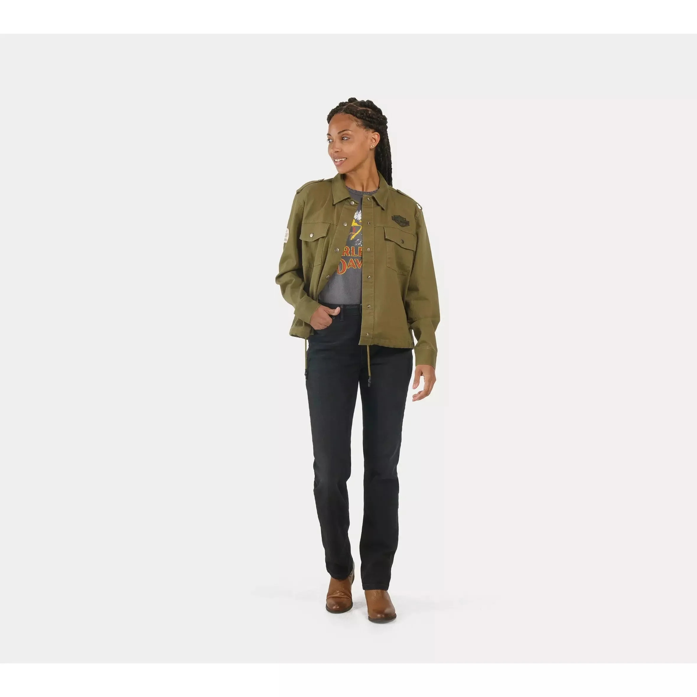 Harley-Davidson® Women's Division Twill Anorak Jacket