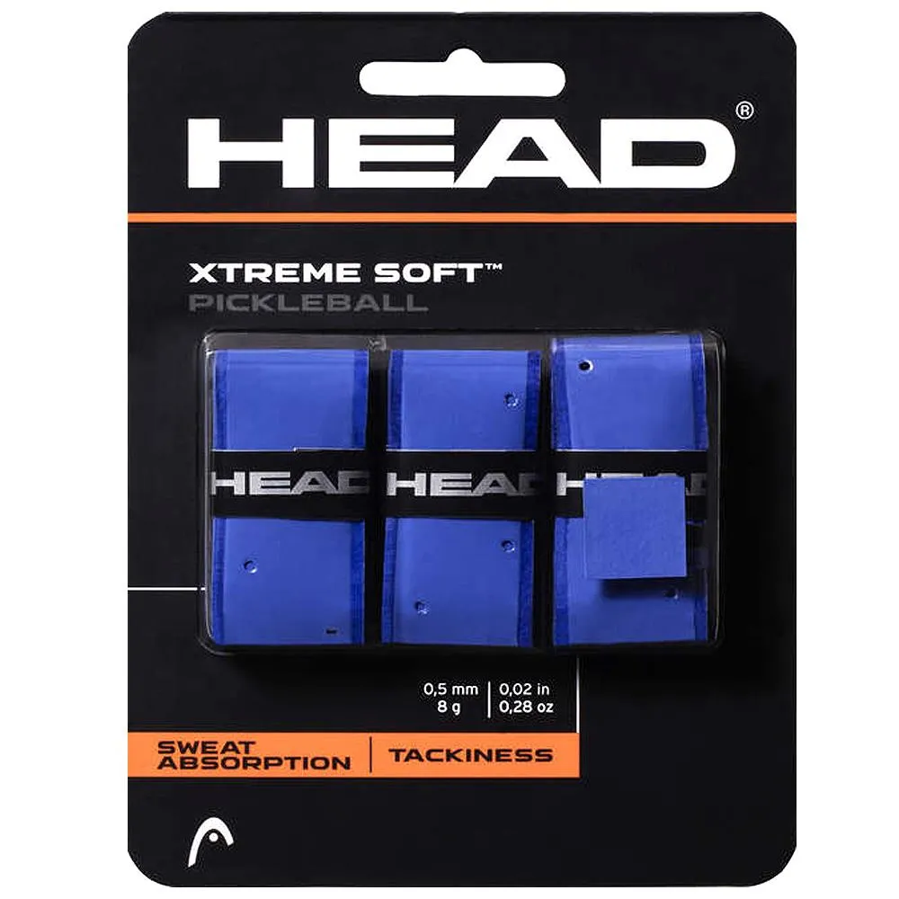 Head Xtreme Soft Pickleball Overgrip - 3 Pack