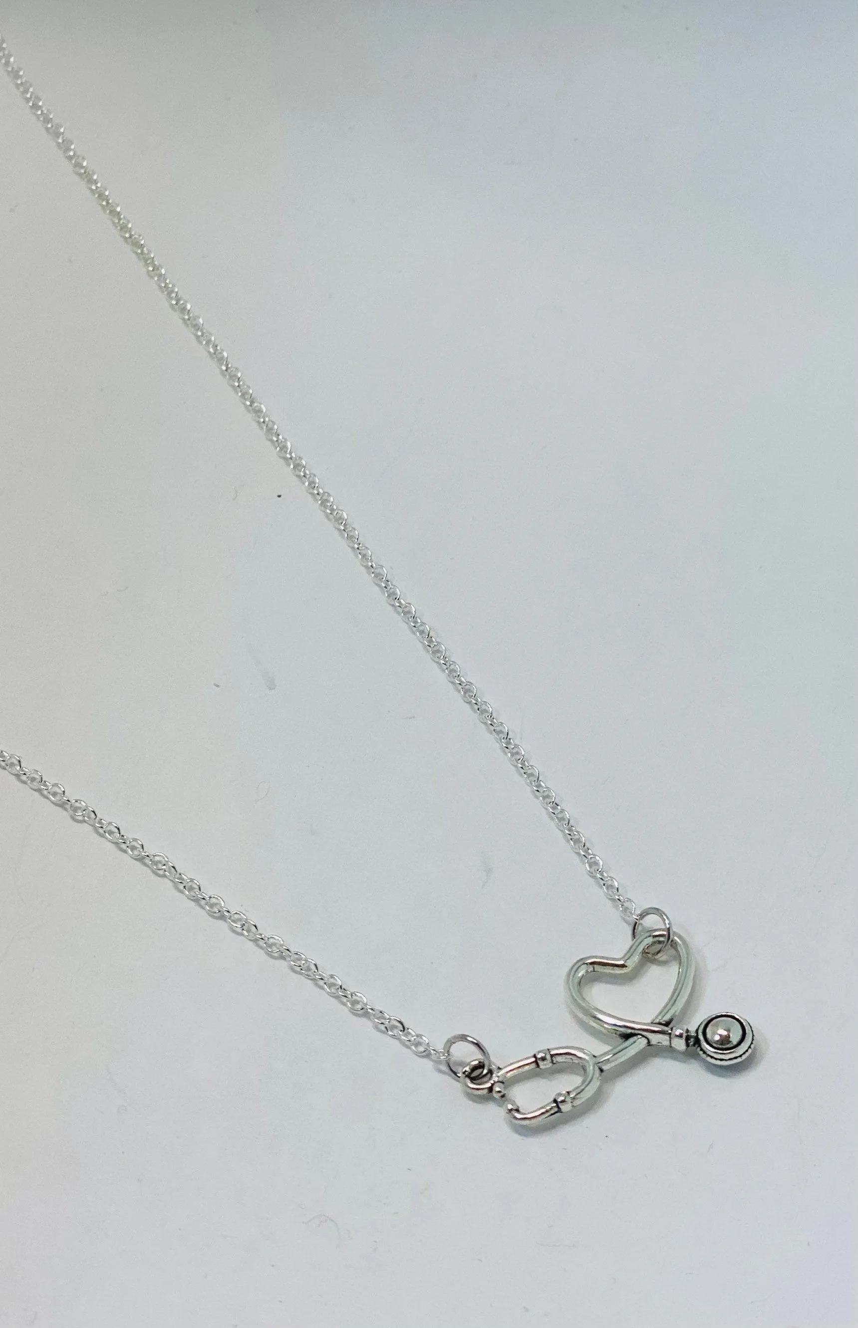 Healthcare hero gift, Stethoscope necklace, Nurse necklace, Doctor necklace, Nurse gift, Doctor gift, Nurses week, Nurse&#39;s week, RN, LPN