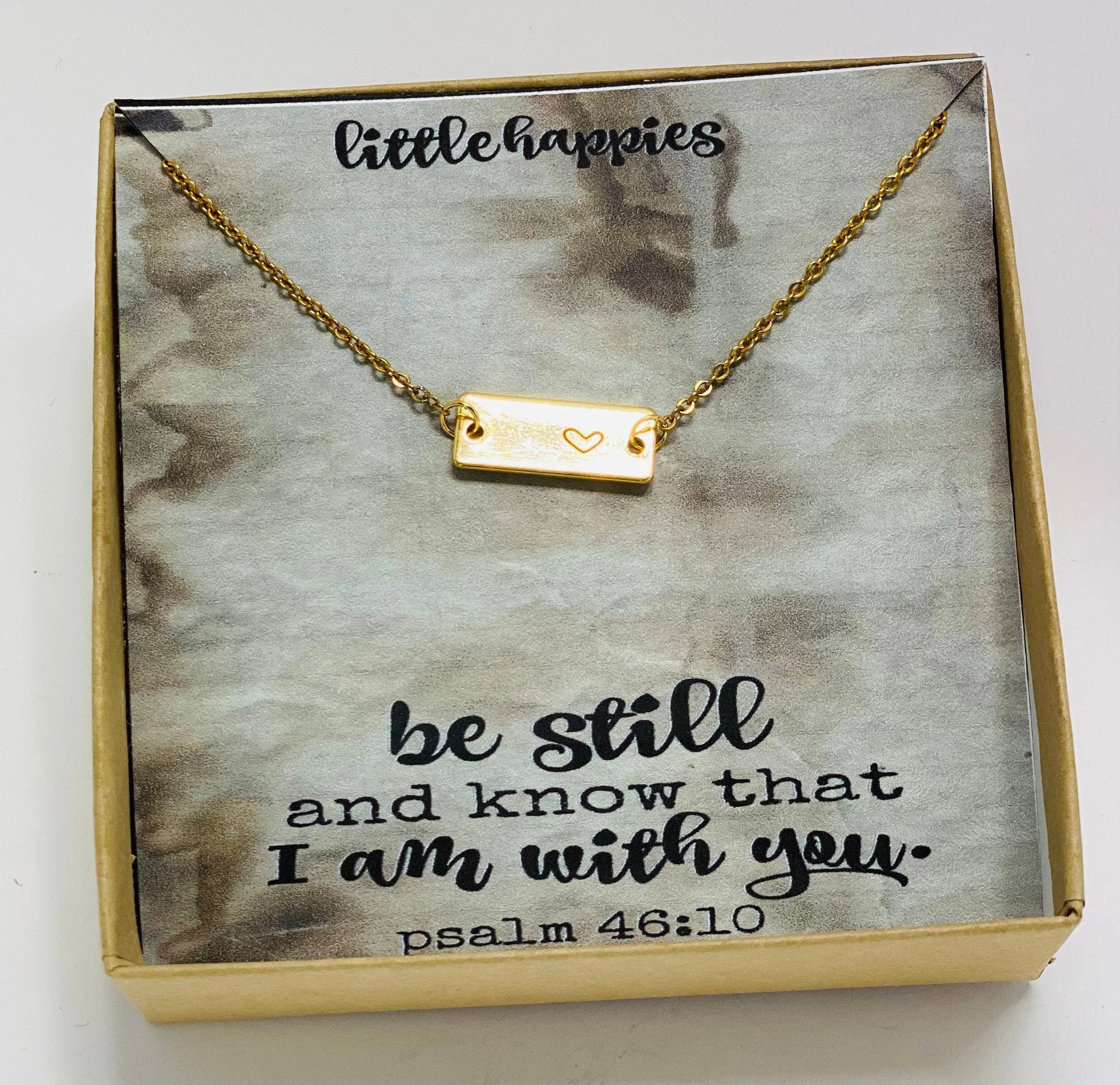 Heart Necklace, Encouragement gift, gift for her, christian gift,  grief gift, sympathy gift, thinking of you, miscarriage gift, dainty gift