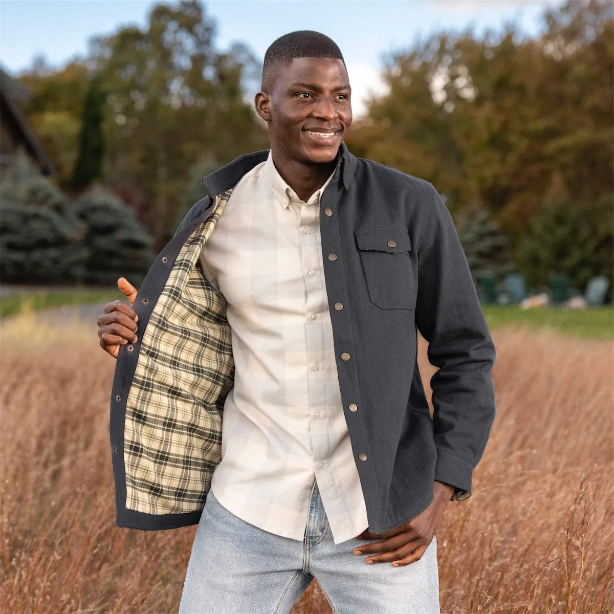 Heavy-Duty Shirt Jacket "Gray" – RSVLTS Reserve