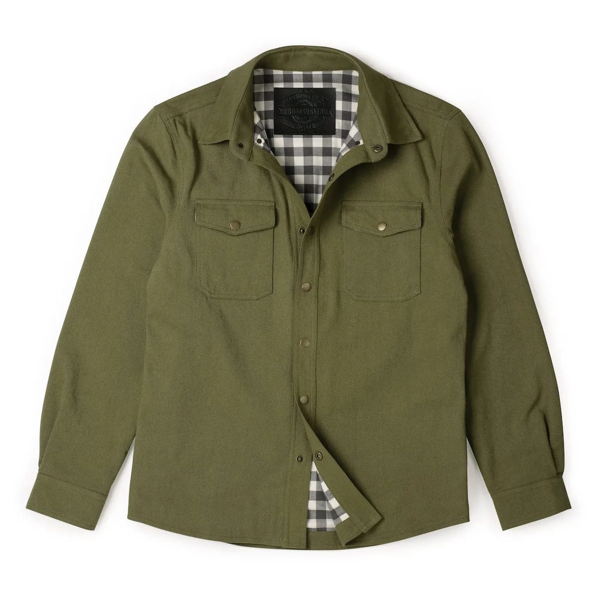Heavy-Duty Shirt Jacket "Olive" – RSVLTS Reserve