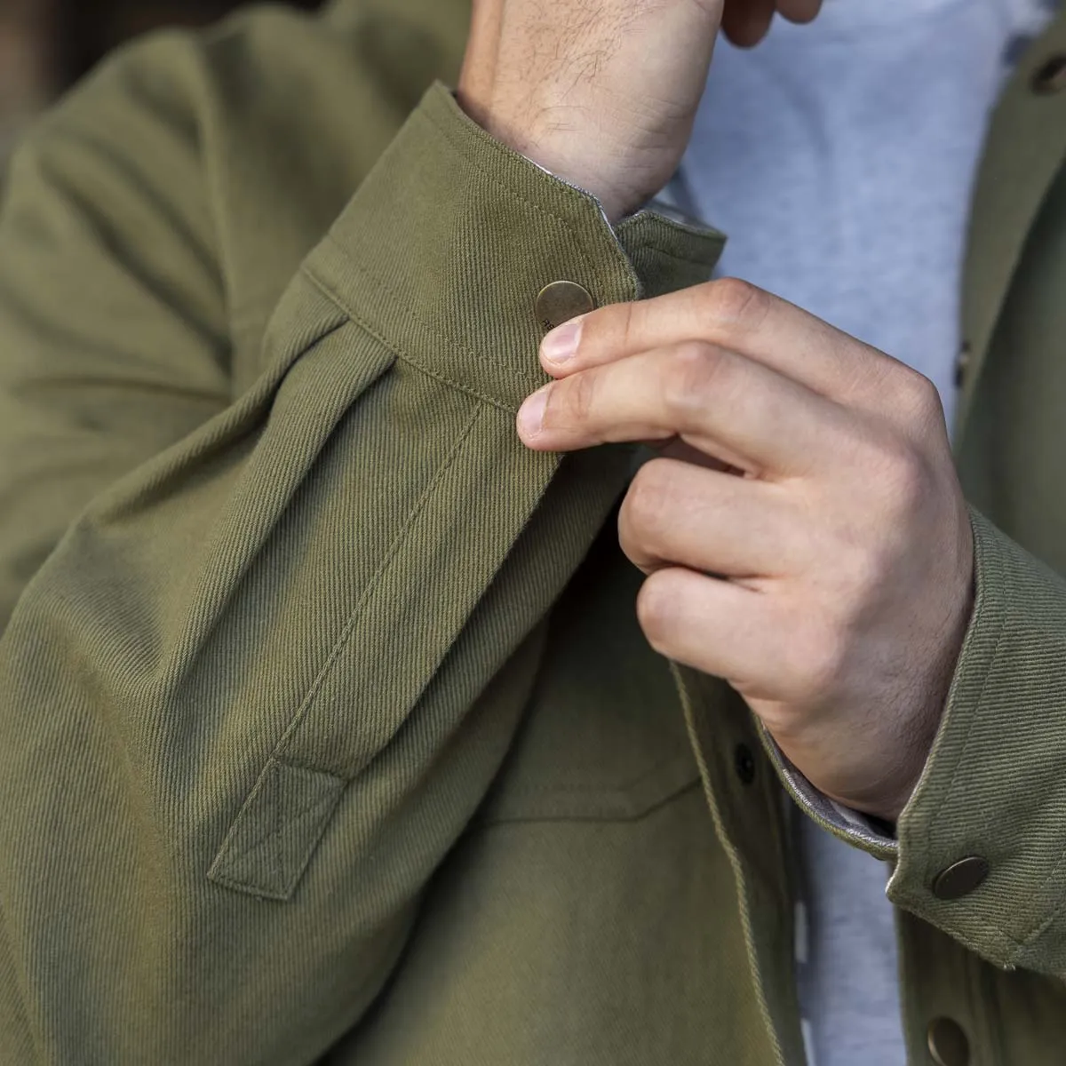 Heavy-Duty Shirt Jacket "Olive" – RSVLTS Reserve