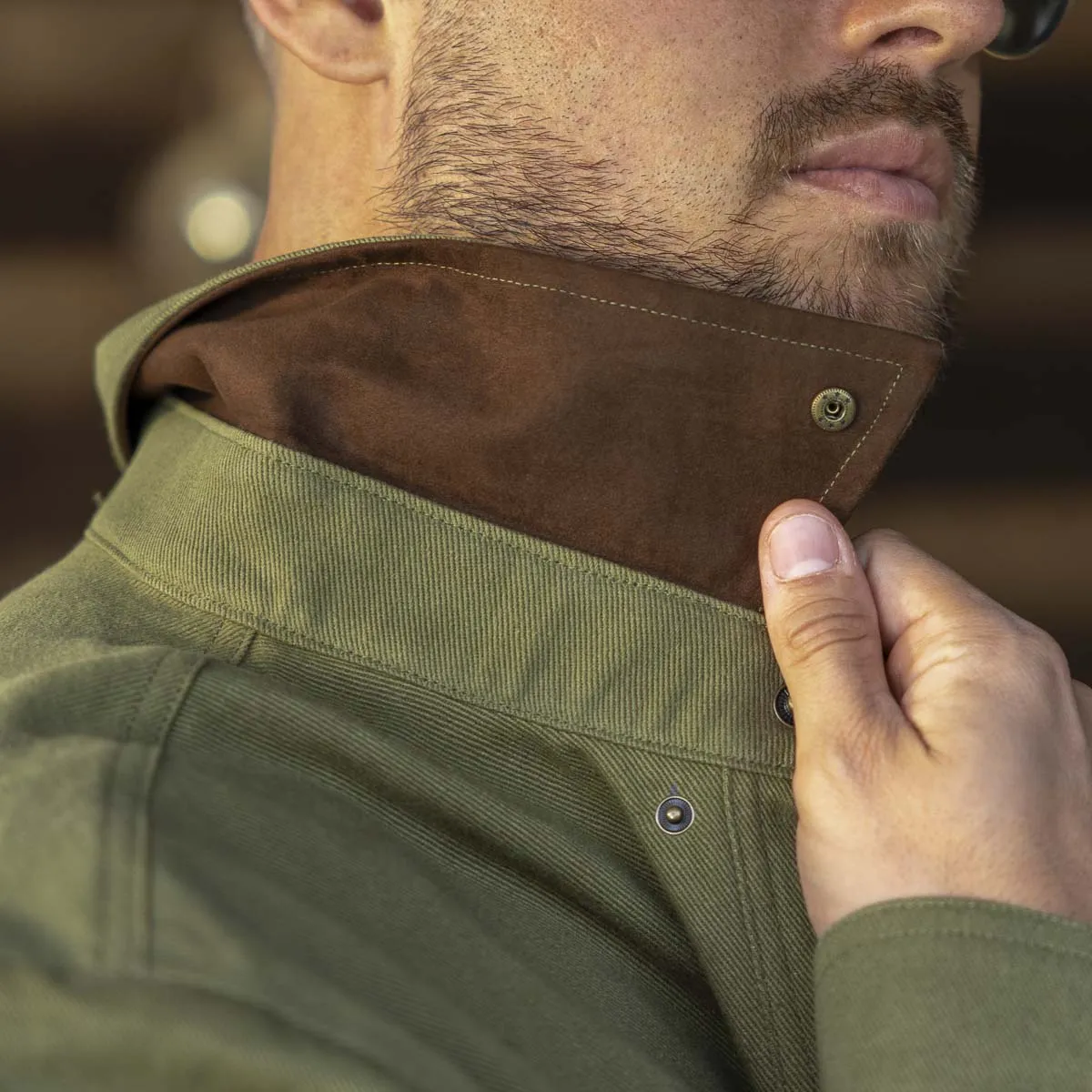Heavy-Duty Shirt Jacket "Olive" – RSVLTS Reserve