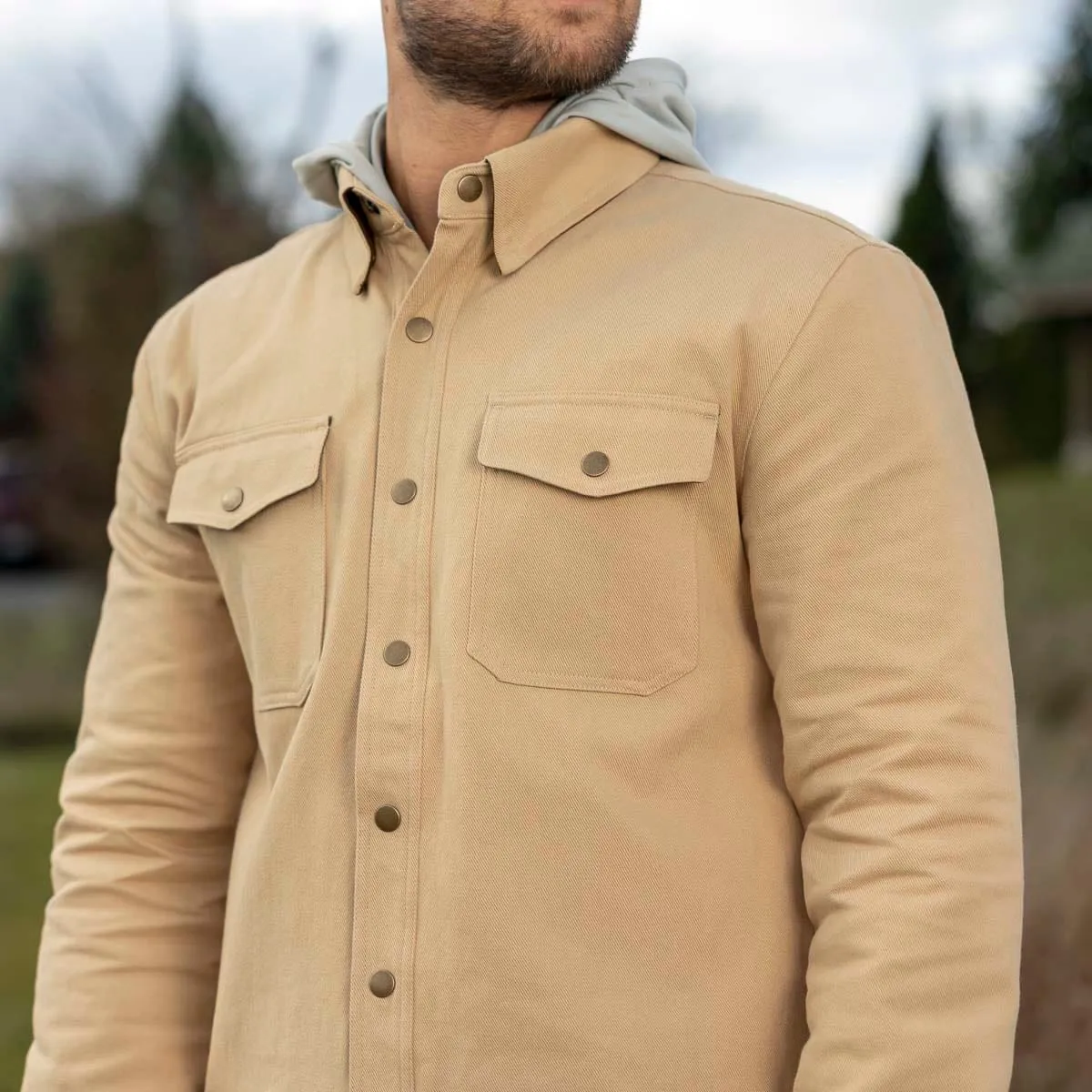 Heavy-Duty Shirt Jacket "Sawdust" – RSVLTS Reserve
