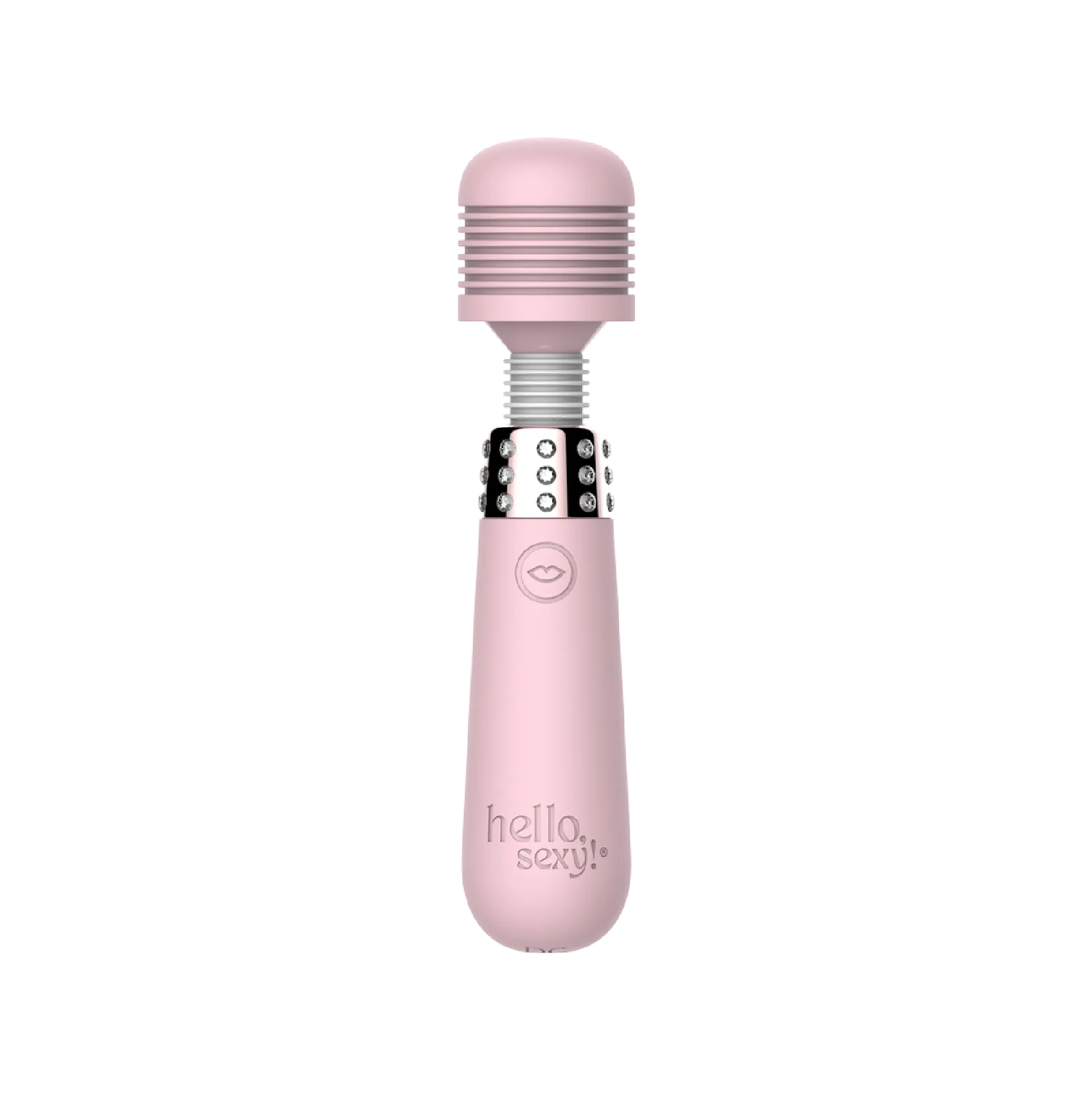 Hello Sexy Bling Bling Mini Wand Massager - Cherry Blossom
