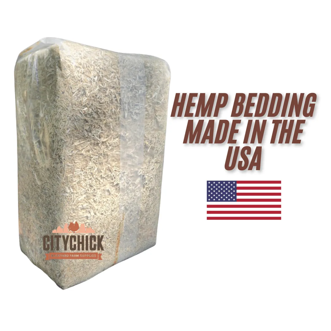 Hemp bedding, USA Grown Chicken Coop Hemp Bedding, (285L), 10  Cubic Feet, Grade A Premium Hemp Bedding for Coops, Nesting Boxes, Small & Large Animals