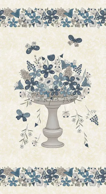 HENRY GLASS - Butterflies & Blooms - Gail Pan - 3153P-33 Panel