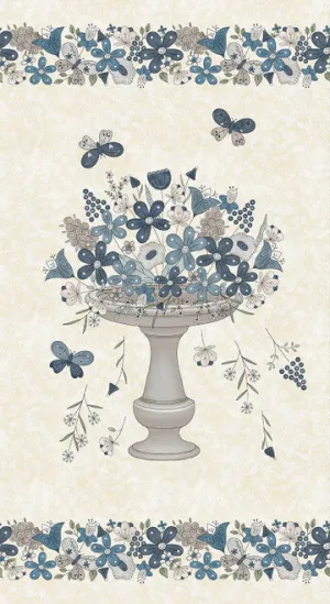 HENRY GLASS - Butterflies & Blooms - Gail Pan - 3153P-33 Panel