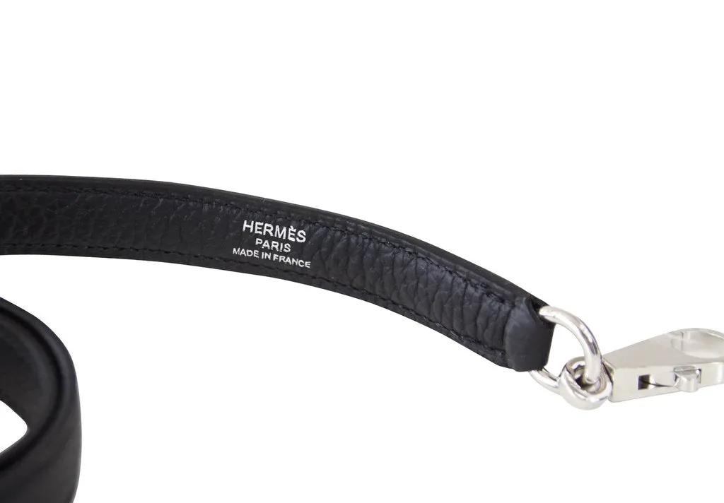 Hermès Kelly 28 Retourne Black Togo PHW Bag