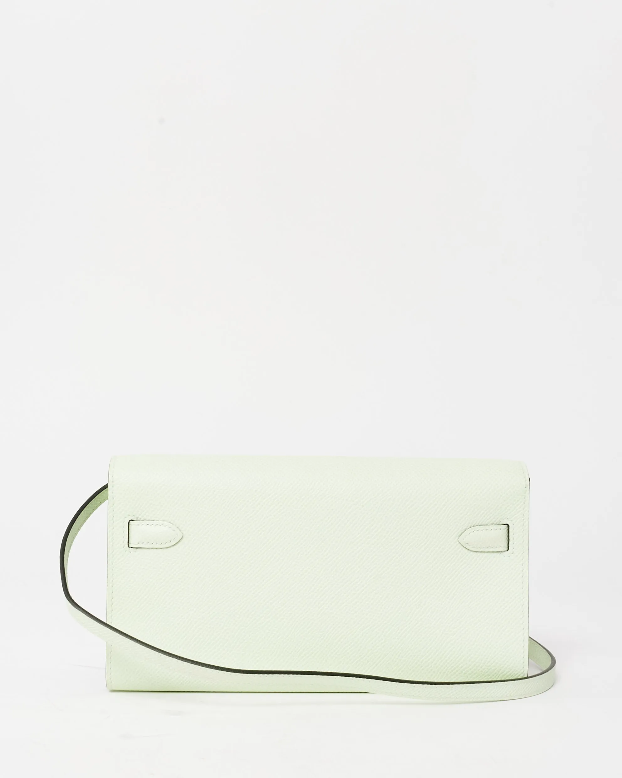 Hermès Vert Fizz Epsom Leather Kelly To Go PHW