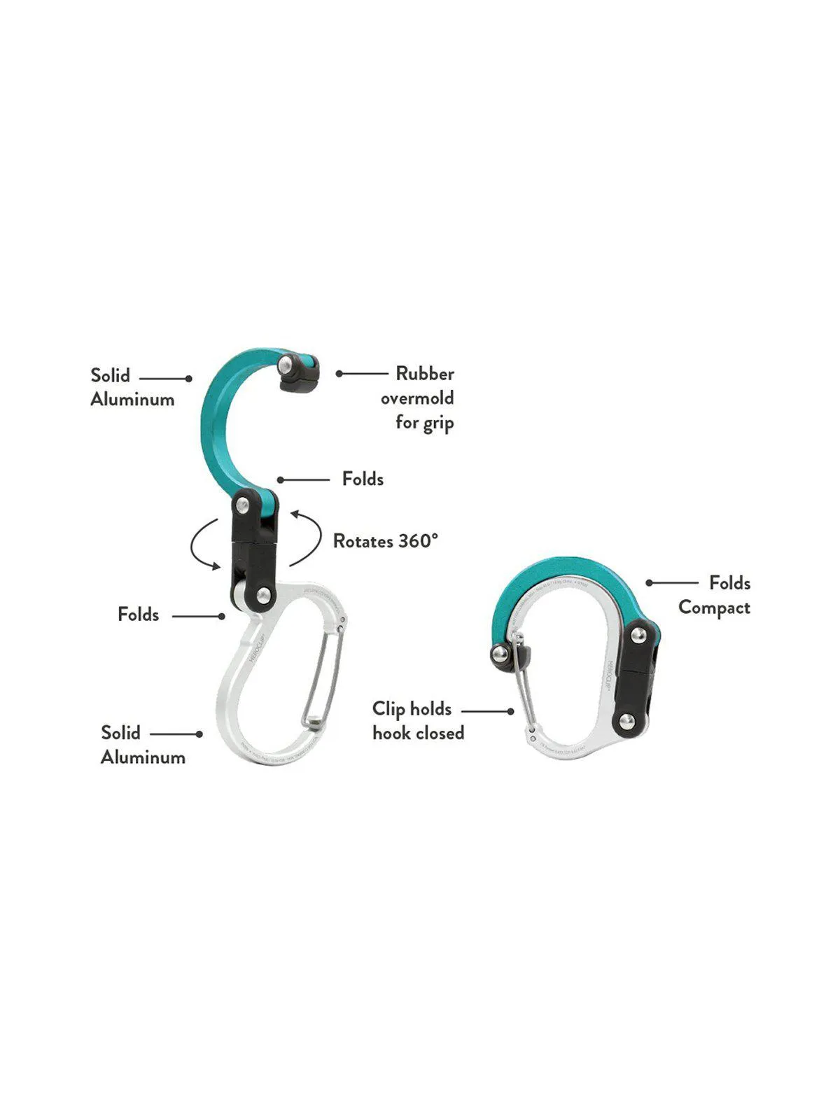 Heroclip Carabiner Mini Sea Grass