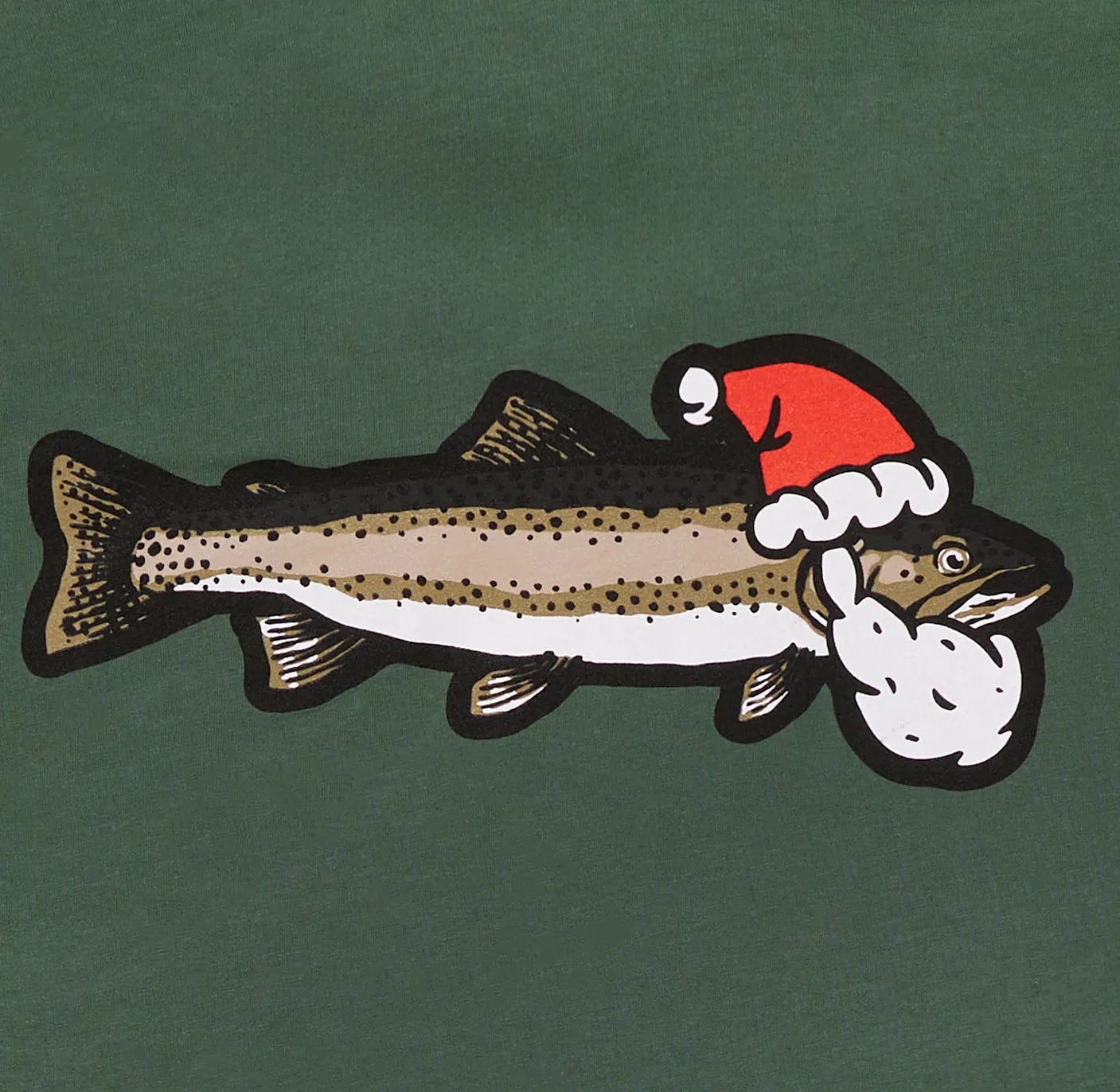 HEYDUDE Santa Fish Tee - Pine